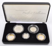 ROYAL MINT 2007 SILVER PIEDFORT COIN COLLECTION