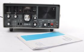 YAESU MUSEN FGR-7 COMMUNICATIONS RECIEVER W/ MANUALS