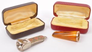 VINTAGE 1950S BRASS CIGAR CHEROOT CUTTER BY DONATUS SOLINGEN