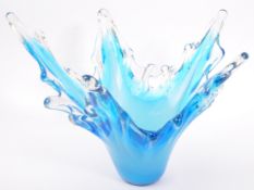 20TH CENTURY STUDIO ART GLASS SPLASH VASE