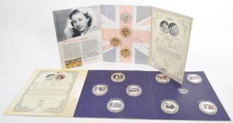 TWO COMMEMORATIVE COIN SETS - VERA LYNN & QUEEN ELIZABETH II