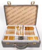 BESTECKE SOLINGEN 23 / 24 CARAT GOLD PLATED CUTLERY CANTEEN