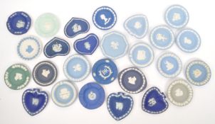 COLLECTION OF 20TH CENTURY WEDGWOOD JASPERWARE