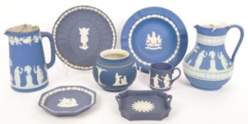 COLLECTION OF WEDGWOOD JASPERWARE CERAMICS - 19TH CENTURY