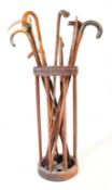 COLLECTION OF VINTAGE CARVED WALKING STICKS