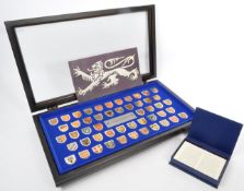 COATS OF ARMS OF GREAT MONARCHS OF HISTORY BOXED