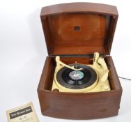 RETRO VINTAGE MID 20TH CENTURY BLACK BOX HI FI PLAYER