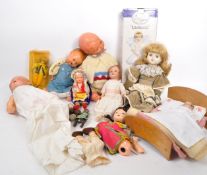 COLLECTION OF VINTAGE 20TH CENTURY PORCELAIN DOLLS