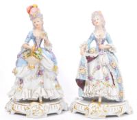 PAIR OF 20TH CENTURY CAPODIMONTE SAN MARCO FIGURINES