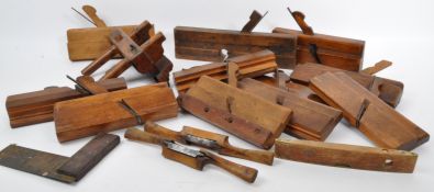 COLLECTION OF 19TH AND 20TH CENTURY WOODEN PLANES