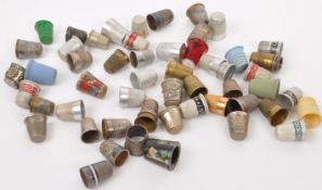 COLLECTION OF 19TH CENTURY & LATER THIMBLES