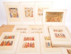 LE COSTUME HISTORIQUE LITHOGRAPHIC PRINTS BY M A RACINET