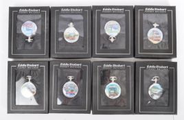 COLLECTION OF EIGHT EDDIE STOBART POCKET WATCHES