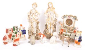 COLLECTION 19TH CENTURY & LATER CERAMICS- SYLVAC, STAFFORDSHIRE