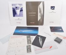 COLLECTION OF CONCORDE RELATED MEMORABILIA