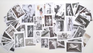 COLLECTION OF FIFTY FIVE ART GLAMOUR NUDE EROTIC PHOTOS