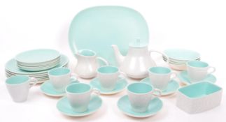 VINTAGE POOLE POTTERY TWINTONE TEA AND DINNER SERVICE