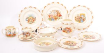 COLLECTION OF VINTAGE RETRO ROYAL DOULTON BUNNYKINS CERAMICS