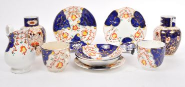 LATE 19TH CENTURY WELSH SWANSEA / GAUDE PART TEA SERVICE