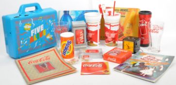 COLLECTION OF VINTAGE RETRO COCA COLA MEMORABILLIA