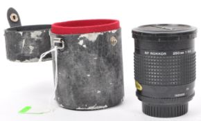 MINOLTA RF ROKKOR 250MM F5.6 REFLEX CAMERA LENS