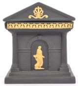 WEDGWOOD LIBRARY COLLECTION JASPERWARE ARCHITECTURAL INKWELL