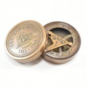 BRASS CASED COMPASS & SUNDIAL