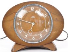 ORIGINAL 1950S METAMEC ELECTRIC OAK WOOD FREE STANDING CLOCK