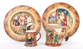 COLLECTION OF BESWICK SHAKESPEARE PLAQUES & OTHER