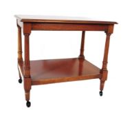 VINTAGE 20TH CENTURY EDWARDIAN STYLE SERVING TROLLEY