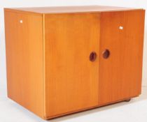 RETRO VINTAGE TEAK TV RECORD MEDIA AUDIO MUSIC CABINET