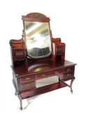 LATE 19TH CENTURY W WALKER OF LONDON DRESSING TABLE