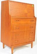 JENTIQUE MID CENTURY SECRETAIRE TEAK BUREAU DESK