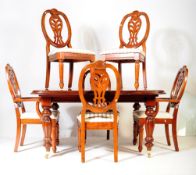 VICTORIAN STYLE LARGE MAHOGANY DINING ROOM SUITE