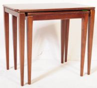 RICHARD HORNBY FOR FYNE LADY - TEAK NEST OF TWO TABLES