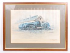 DAVID SHEPHERD SIGNED PRINT - EAST SOMERSET RAILWAYS