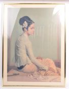 SIR GERALD KELLY BURMESE PRINCESS PAINTING PRINT