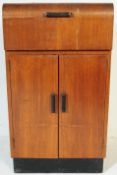1940S ART DECO WALNET CASED VINYL RECORD PLAYER CABINET