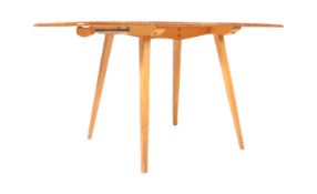 ERCOL FURNITURE DROP LEAF ELM DINING TABLE MODEL 383