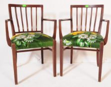 ROBERT HERITAGE MANNER - PAIR OF MID CENTURY CARVER CHAIRS