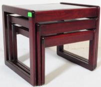 SUNELM - MID 20TH CENTURY NEST OF TABLES