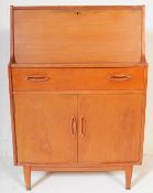 MID 20TH CENTURY DANISH INSPIRED TEAK WRITING BUREAU