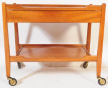 RETRO VINTAGE MID 20TH CENTURY TEAK SERVING TROLLEY