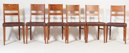 SIX RETRO 20TH CENTURY DINING CHAIRS