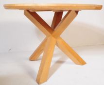 CHUNKY OAK FURNITURE LAND CONTEMPORARY TABLE AND CHAIRS