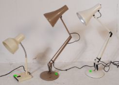 COLLECTION OF MID CENTURY INDUSTRIAL STYLE DESK LIGHTING
