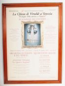 BEECH SCHOOL DESK, WOODEN STEP LADDER & THEATRE POSTER