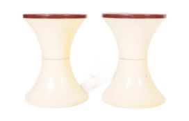 PAIR OF RETRO MID CENTURY ARKANA STYLE STOOLS