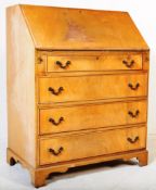 QUEEN ANNE REVIVAL FLAME MAHOGANY BUREAU OFFICE DESK