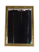 LARGE 20TH CENTURY GILDED WALL HANGING MIRROR